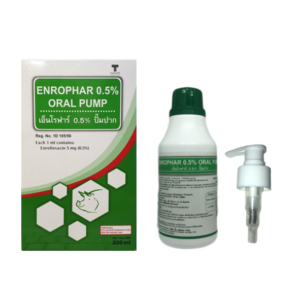 ENROPHAR 0.5% ORAL PUMP (Enrofloxacin Oral Solution)